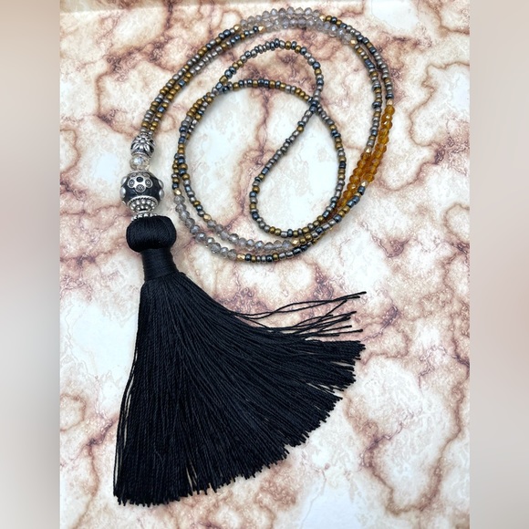 My New handmade Tassel Statement Necklace - Picture 2 of 7